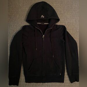 Black Aritzia Zip Up Hoodie
